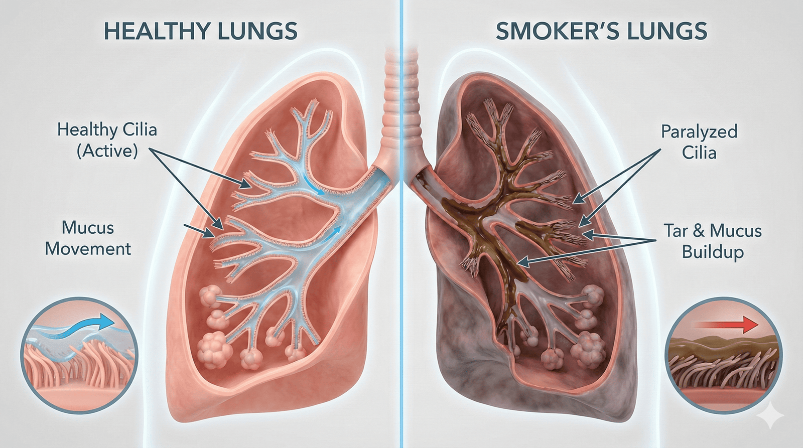 Why Smokers Cough Every Morning